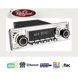 Radio Retrosound "Motor-2DAB" Design "Chrome" RDS USB...