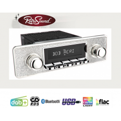 Radio Retrosound "Motor-2DAB" Design "Silver" RDS USB...