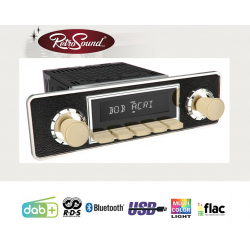 Radio Retrosound "Motor-2DAB" Design "Ivory" RDS USB...