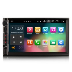 Universal 1DIN Car Stereo 7" GPS FM CarPlay Android Auto...