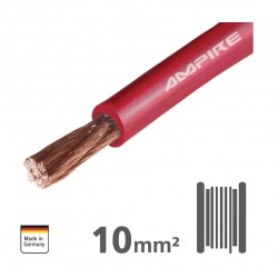 80m Roll 12v Single Core Cable 10mm Ampire XSK10-RED