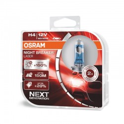 OSRAM KIT Lâmpadas Night Breaker Laser 150% H4