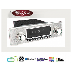 Radio Retrosound "Motor-6DAB" Design "Silver" RDS USB...