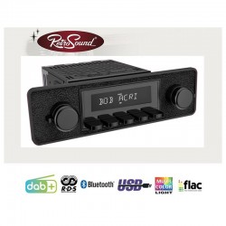 Radio Retrosound "Motor-6DAB" Design "Black" RDS USB...