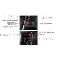 Wireless CarPlay Android Auto Volvo IAM2.1 V40 S60 V60 V70 XC60 XC70