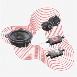 BLAM S 100N24+ 2-Way Component Speakers 4" 10cm BMW MINI