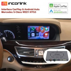 CarPlay Android Auto Camara Mercedes NTG3 Classe S CL W221