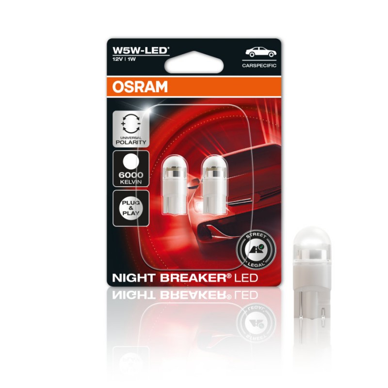 OSRAM, LAMPES (PACK 2) NIGHT BREAKER H4-LED PRO 12V