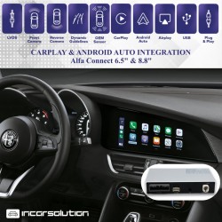 CarPlay Android Auto Camera Alfa Romeo Giulia Stelvio -...