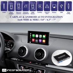 CarPlay Android Auto Camara Audi A3 A4 A5 Q2 Q5 Q7 - MIB...
