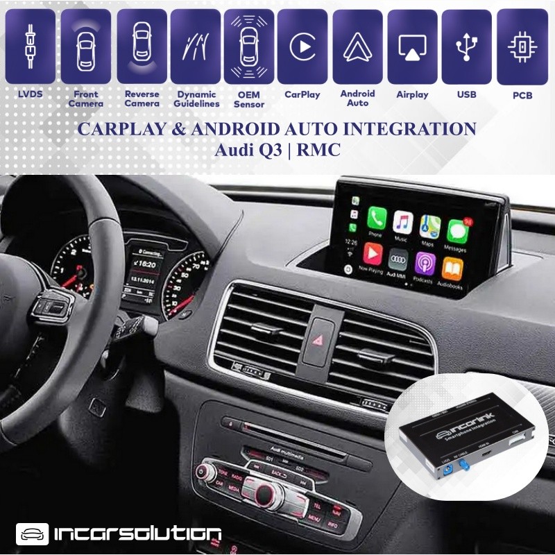Wireless CarPlay Android Auto Audi Q3 - RMC