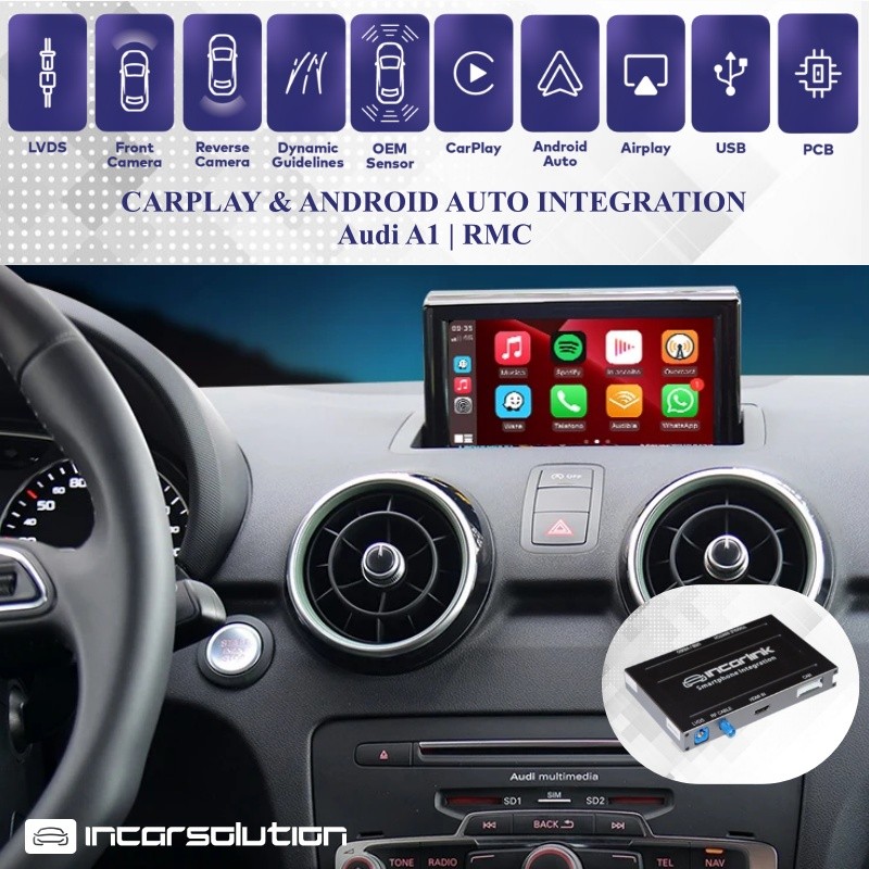 Wireless CarPlay Android Auto Audi A1 - RMC