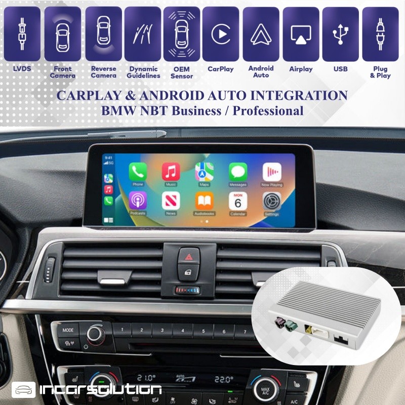 CarPlay Android Auto Camera BMW NBT 1 2 3 4 5 6 7 X3 X4 X5 X6 Series