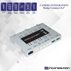 Interface Camara Frontal Traseira Dodge RAM - UCONNECT 8.4"