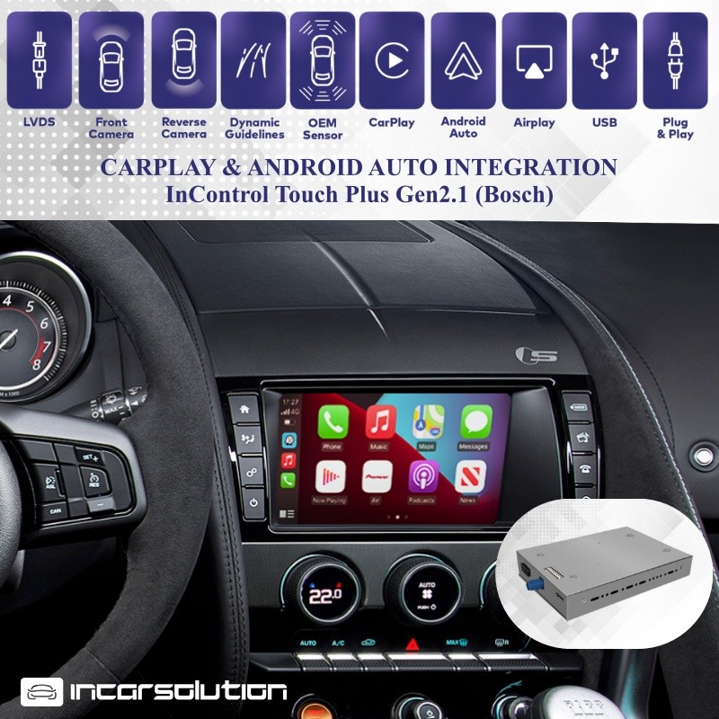 Wireless CarPlay Android Auto Jaguar InControl Gen2.1 Bosch