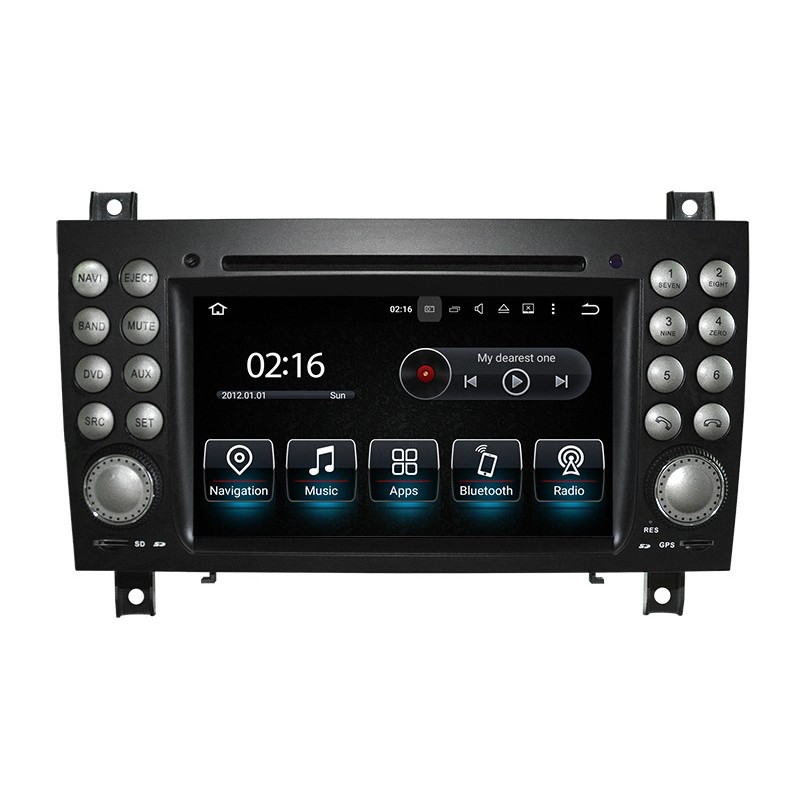 Radio CarPlay Android Auto Bluetooth USB Mercedes SLK R171