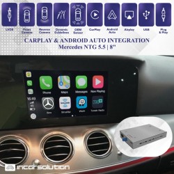 CarPlay Android Auto Camara Mercedes NTG5.5 Clase E W213 8"