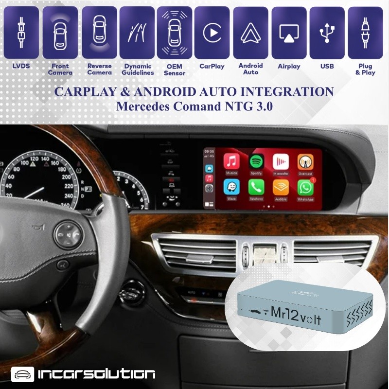 Wireless CarPlay Android Auto Mercedes NTG3.0 MOST