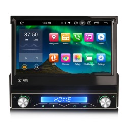 Universal 1DIN Car Stereo GPS FM CarPlay Android Auto...