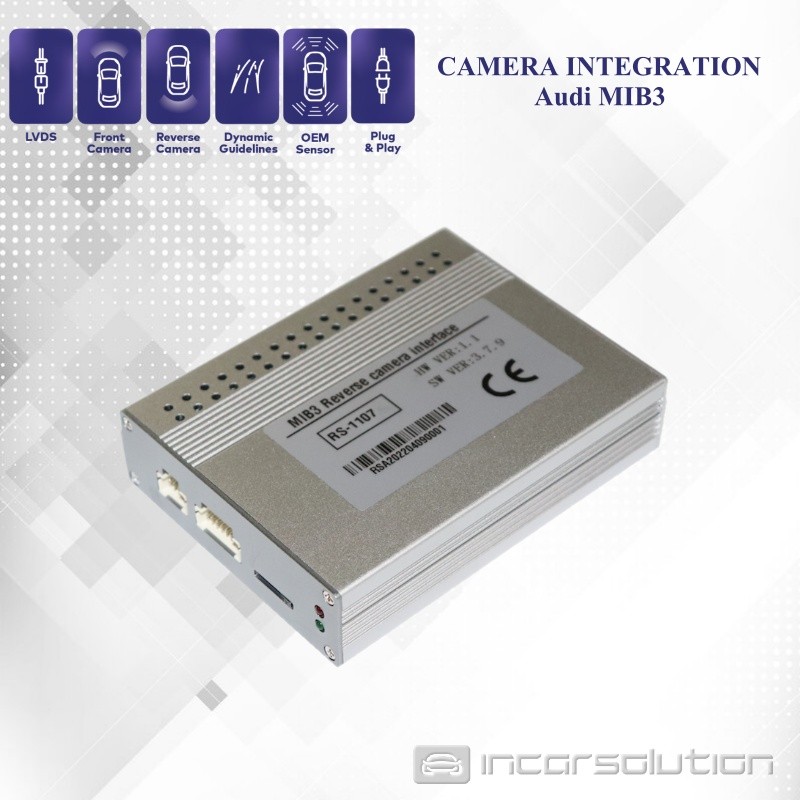 Interface Camara Frontal Traseira Audi A1 A3 A4 10.1" MIB3