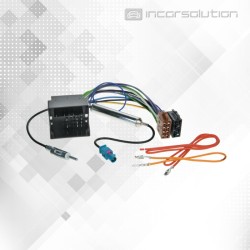 Conector Quadlock ISO + Adaptador Antena Audi A3 A4 A5 A6...