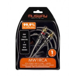 Musway MW1RCA 1-Meter RCA Cable