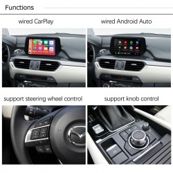 Wireless CarPlay Android Auto Mazda MZD