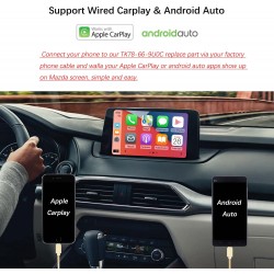 Wireless CarPlay Android Auto Mazda MZD