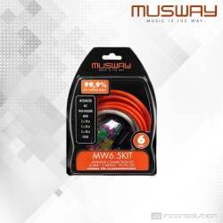 Musway MW6.5KIT Amplifier Connection Kit 6mm