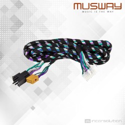 Musway MPK-QSC25-M - 2.5m Quadlock Cable for M4+ & M6v2...