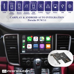 CarPlay Android Auto Camera Porsche PCM3.1 Cayenne 911 Cayman Boxster Panamera Macan