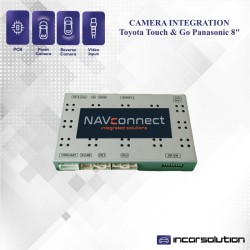 Interface Camara Trasera Toyota Camry Corolla RAV4 Prius - Touch & Go 8"