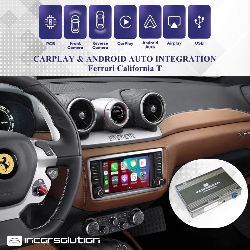 Wireless CarPlay Android Auto Ferrari California T