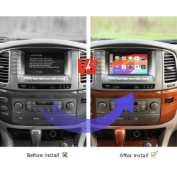 Wireless CarPlay Android Auto Lexus LX470 2003-2007