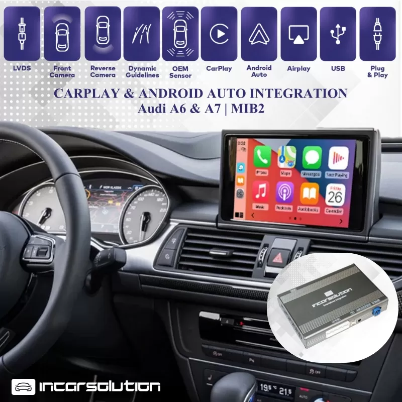 Wireless CarPlay Android Auto Audi A6 A7 - MIB2
