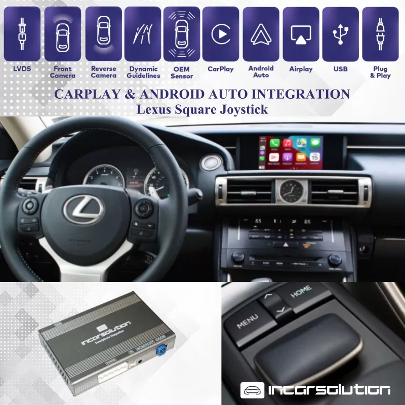 Wireless CarPlay Android Lexus Joystick