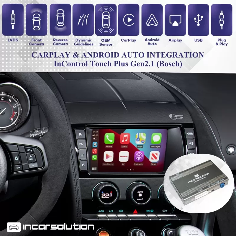 Wireless CarPlay Android Auto Jaguar InControl Gen2.1 Bosch