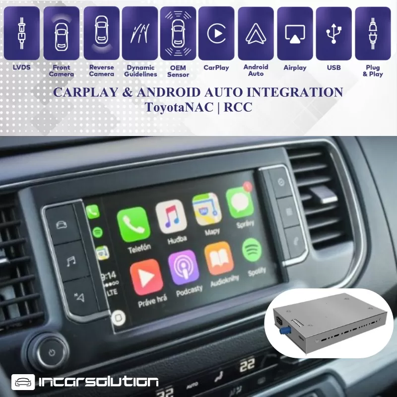 Wireless CarPlay Android Auto Toyota Proace City Verso NAC