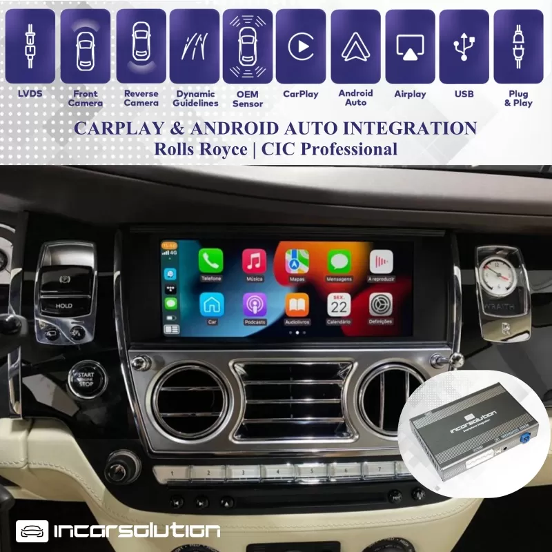 Wireless CarPlay Android Auto Rolls Royce CIC