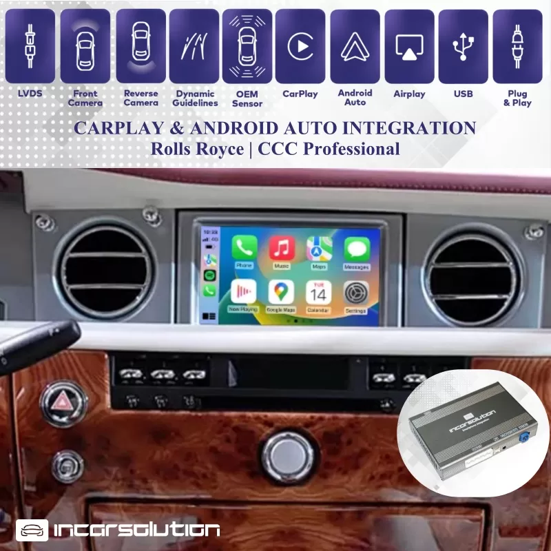 Wireless CarPlay Android Auto Rolls Royce Phantom CCC