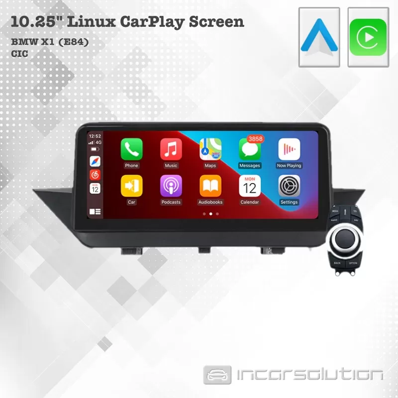 10.25" Screen BMW X1 E84 CIC CarPlay Android Auto