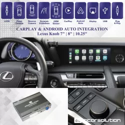 Wireless CarPlay Android Auto Lexus Round Knob