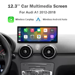 Monitor 12.3" CarPlay Android Auto Audi A1 RMC