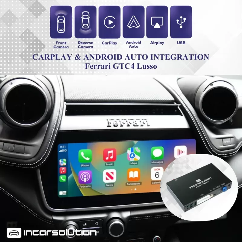 Wireless CarPlay Android Camara Ferrari GTC4 Lusso
