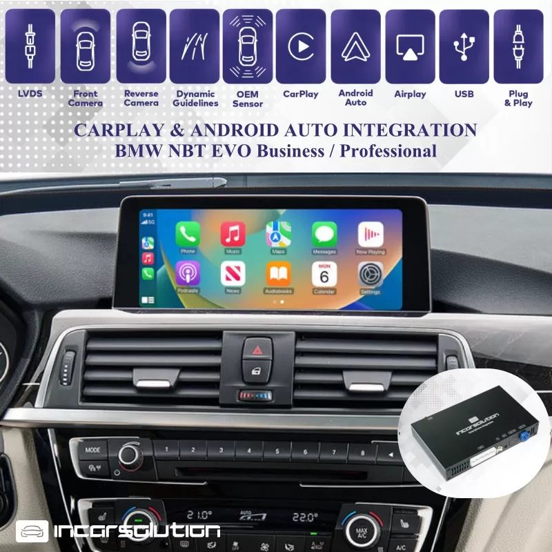 Wireless CarPlay Android Auto BMW EVO ID5 ID6
