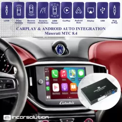 Wireless Carplay Android Auto Maserati MTC 8.4" Ghibli Quattroporte