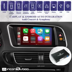 Wireless CarPlay Android Auto Audi A4 A5 Q5 Concert Symphony