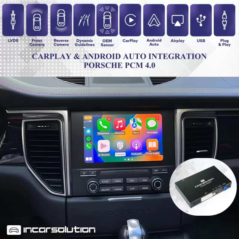 Wireless CarPlay Android Auto Porsche PCM 4.0
