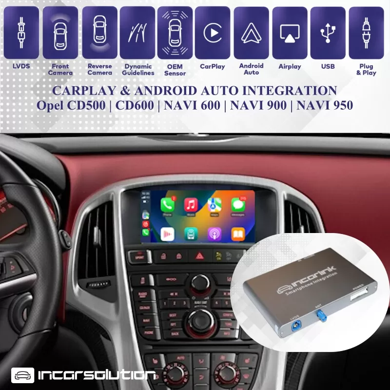 Wireless CarPlay Android Auto Opel CD500 CD600 Navi 600 900 950