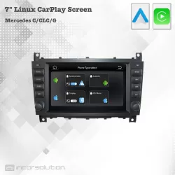 Radio Linux Mercedes C CLC G CarPlay Android Auto